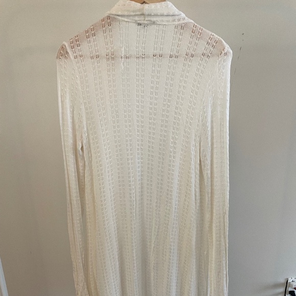 Dante Malan White Knit Long Cardigan - Picture 2 of 5